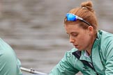 The Cancer Research UK Women's Boat Race 2018: Close-up of Alice White, 6 seat for Cambridge.
River Thames between Putney Bridge and Mortlake,
London SW15,

United Kingdom,
on 24 March 2018 at 15:48, image #125