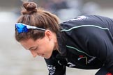 The Cancer Research UK Women's Boat Race 2018: close-up of Imogen Grant , 2 seat for Cambridge.
River Thames between Putney Bridge and Mortlake,
London SW15,

United Kingdom,
on 24 March 2018 at 15:48, image #127