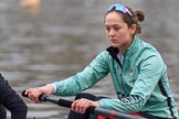 The Cancer Research UK Women's Boat Race 2018: Tricia Smith, bow seat for Cambridge.
River Thames between Putney Bridge and Mortlake,
London SW15,

United Kingdom,
on 24 March 2018 at 15:48, image #129