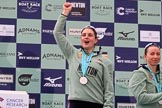 The Cancer Research UK Women's Boat Race 2018: Th eright pose for the Cambridge Women;s Boat Race victory by Myriam Goudet-Boukhatmi. on the right Olivia Coffey.
River Thames between Putney Bridge and Mortlake,
London SW15,

United Kingdom,
on 24 March 2018 at 17:10, image #301