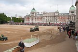 Trooping the Colour 2009: Preparing Horse Guards Parade. On the right the Old Admirality Building, on it's left the Citadel..
Horse Guards Parade, Westminster,
London SW1,

United Kingdom,
on 13 June 2009 at 09:44, image #13