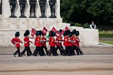 Trooping the Colour 2009: 'Keepers of the Ground' on their initial march to Horse Guards Arch, here in front of the Guards Memorial..
Horse Guards Parade, Westminster,
London SW1,

United Kingdom,
on 13 June 2009 at 09:25, image #5