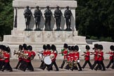 Trooping the Colour 2009: The Band of the Grenadier Guards marching on Horse Guards Roadm along the Guards Memorial, to the parade ground..
Horse Guards Parade, Westminster,
London SW1,

United Kingdom,
on 13 June 2009 at 10:26, image #48