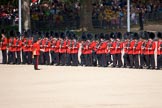 Trooping the Colour 2009: No. 5 Guard, Nijmegen Company Grenadier Guards, getting into position on Horse Guards Parade..
Horse Guards Parade, Westminster,
London SW1,

United Kingdom,
on 13 June 2009 at 10:26, image #49