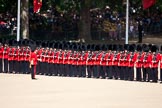 Trooping the Colour 2009: No. 5 Guard, Nijmegen Company Grenadier Guards, getting into position on Horse Guards Parade..
Horse Guards Parade, Westminster,
London SW1,

United Kingdom,
on 13 June 2009 at 10:27, image #50