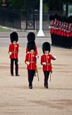 Trooping the Colour 2009: Ensigns and Subalterns of two Scots Guards divisions marching toward Horse Guards Arch..
Horse Guards Parade, Westminster,
London SW1,

United Kingdom,
on 13 June 2009 at 10:32, image #62