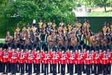 Trooping the Colour 2009: The King's Troop, Royal Horse Artillery, behind No. 1 Guard, the Escort for the Colour..
Horse Guards Parade, Westminster,
London SW1,

United Kingdom,
on 13 June 2009 at 10:39, image #75