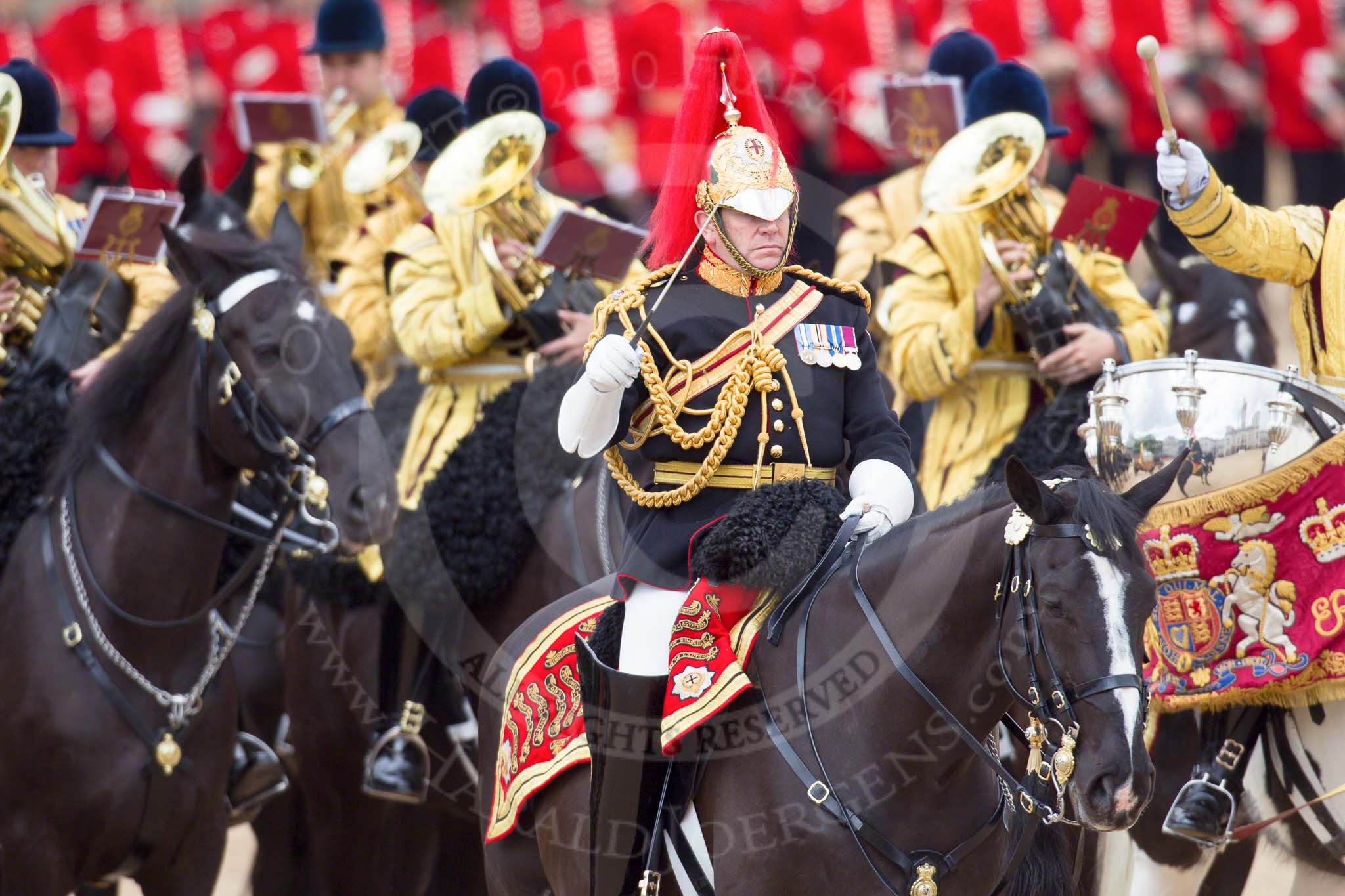 Trooping the Colour 2010: HJoergens41_100612_G6C7637.CR2.
Horse Guards Parade, Westminster,
London SW1,
Greater London,
United Kingdom,
on 12 June 2010 at 11:59, image #180