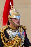 The Colonel's Review 2011: Close-up of the Silver-Stick-in-Waiting, Colonel Stuart Cowen, The  Blues and Royals (Royal Horse Guards and 1st Dragoons).
Horse Guards Parade, Westminster,
London SW1,

United Kingdom,
on 04 June 2011 at 11:07, image #105