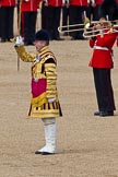 The Colonel's Review 2011: Senior Drum Major Ben Roberts, Coldstream Guards, commanding the Massed Bands..
Horse Guards Parade, Westminster,
London SW1,

United Kingdom,
on 04 June 2011 at 11:11, image #115