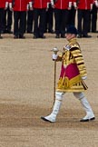 The Colonel's Review 2011: Drum Major Scott Fitzgerald, Coldstream Guards, marching in front of 'his' Band of the Coldstream Guards at The Colonel's Review..
Horse Guards Parade, Westminster,
London SW1,

United Kingdom,
on 04 June 2011 at 11:11, image #116