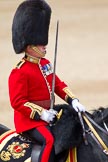 The Colonel's Review 2011: Close-up of The Major of the Parade, Major Benedict Peter Norman Ramsay, Welsh Guards..
Horse Guards Parade, Westminster,
London SW1,

United Kingdom,
on 04 June 2011 at 11:33, image #161