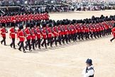 The Colonel's Review 2011: No. 5 Guard, 1st Battalion Welsh Guards, during the March Past by the Foot Guards in quick time..
Horse Guards Parade, Westminster,
London SW1,

United Kingdom,
on 04 June 2011 at 11:45, image #211