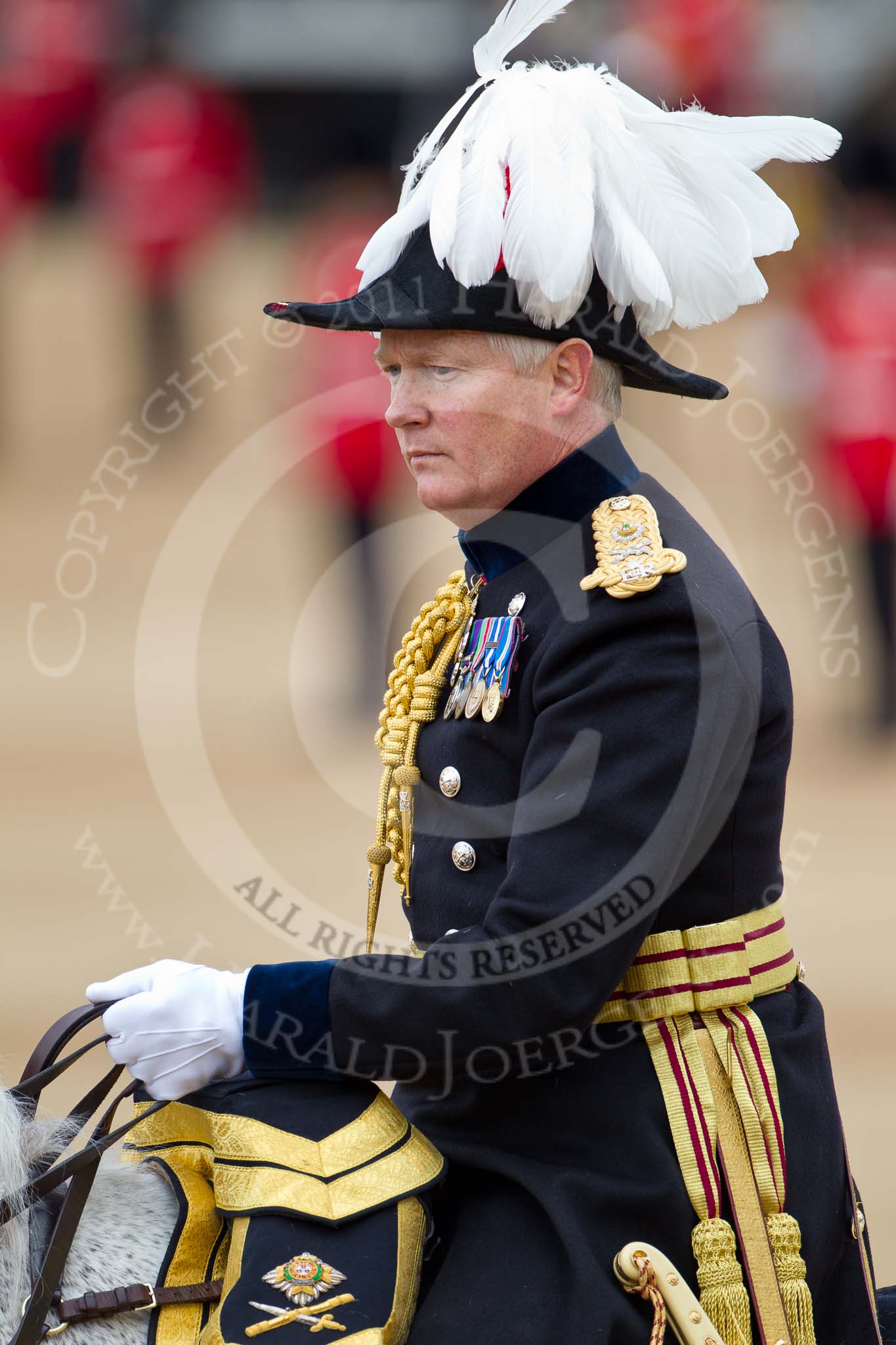 The Major General's Review 2011: Major General William Cubitt CBE, the Major General Commanding the Household Division. The "Major General's Review" is his review..
Horse Guards Parade, Westminster,
London SW1,
Greater London,
United Kingdom,
on 28 May 2011 at 11:01, image #110
