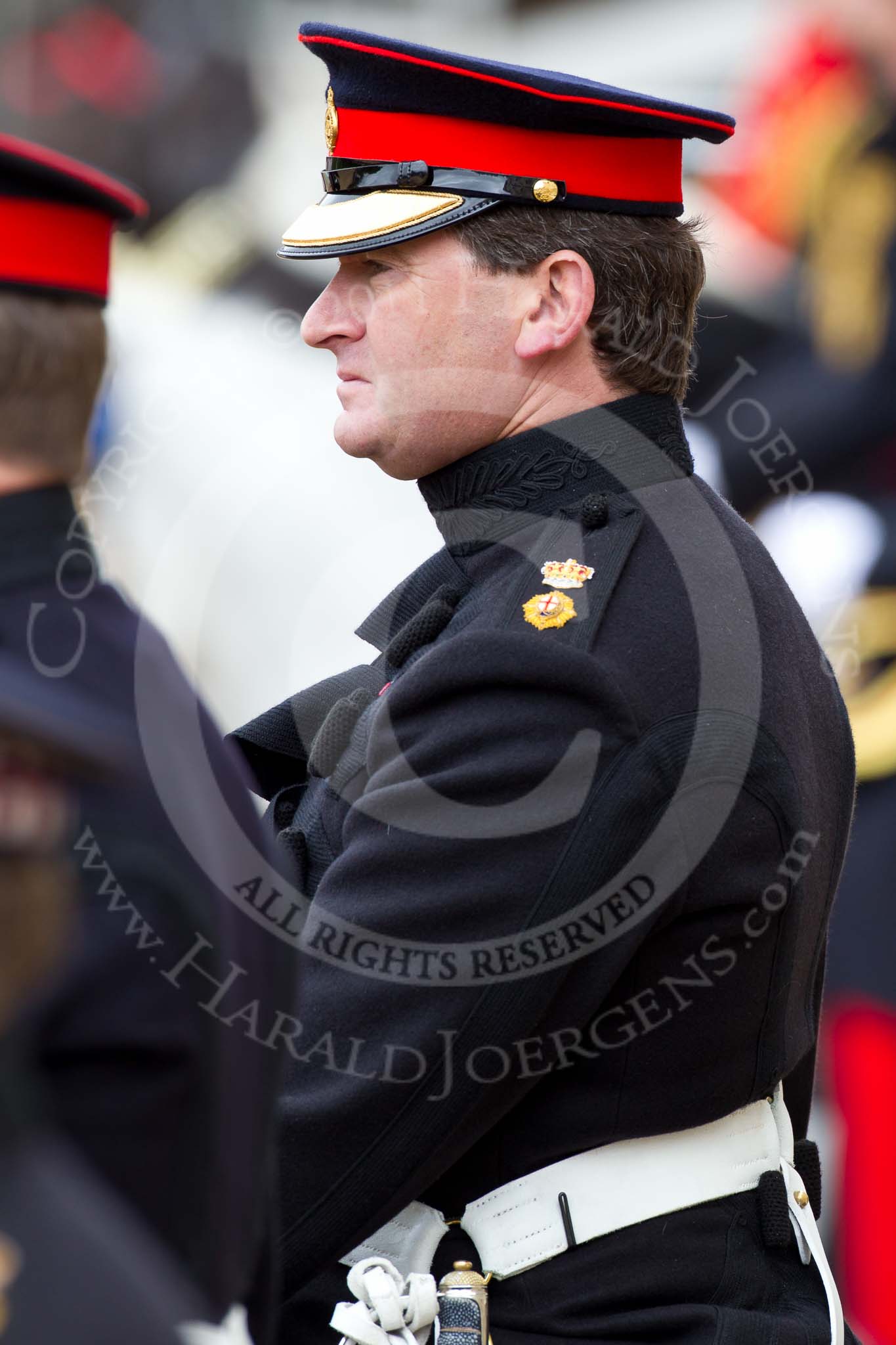 The Major General's Review 2011: Close-up of Lieutenant Colonel Hughes, the present Commanding Officer of the Household Cavalry Mounted Regiment..
Horse Guards Parade, Westminster,
London SW1,
Greater London,
United Kingdom,
on 28 May 2011 at 11:13, image #146