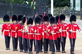 The Major General's Review 2011: The 'Keepers of the Ground', guardsmen of the participating guards divisions, marching onto Horse Guards Parade. They will mark, with the regimental flags, the position of each division on the parade ground..
Horse Guards Parade, Westminster,
London SW1,
Greater London,
United Kingdom,
on 28 May 2011 at 09:42, image #7