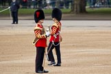 The Major General's Review 2011: Two Drum Majors of the Coldstream Guards. In front Drum Major Tony Taylor, No. 7 Company Coldstream Guards, behind him Drum Major Scott Fitzgerald, Coldstream Guards..
Horse Guards Parade, Westminster,
London SW1,
Greater London,
United Kingdom,
on 28 May 2011 at 10:26, image #38