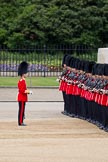 The Major General's Review 2011: The Subaltern of No. 2 Guard, B Company Scots Guards, Captain J W N Bentley, together with No. 2 Guard after arriving from Wellington Barracks..
Horse Guards Parade, Westminster,
London SW1,
Greater London,
United Kingdom,
on 28 May 2011 at 10:32, image #59