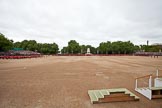 The Major General's Review 2011: The Massed Bands are in place on the left hand side of Horse Guards Parade, and the six guard divisions opposite and on the right. In front the saluting base, before assembly, that wil be used by HM The Queen during the real parade..
Horse Guards Parade, Westminster,
London SW1,
Greater London,
United Kingdom,
on 28 May 2011 at 10:42, image #75