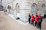 The Major General's Review 2011: Medical staff (?) from the Queen Alexandra's Royal Army Nursing Corps, the Welsh Guards, and the Royal Army Medical Corps..
Horse Guards Parade, Westminster,
London SW1,
Greater London,
United Kingdom,
on 28 May 2011 at 10:43, image #77