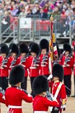 The Major General's Review 2011: The Escort for the Colour has become the Escort to the Colour, now that the Ensign, Lieutenant Tom Ogilvy, is carrying the Colour..
Horse Guards Parade, Westminster,
London SW1,
Greater London,
United Kingdom,
on 28 May 2011 at 11:21, image #165
