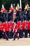 The Major General's Review 2011: The Ensign, Lieutenant Tom Ogilvy, trooping the Colour along No. 4 Guard, Nijmegen Company Grenadier Guards..
Horse Guards Parade, Westminster,
London SW1,
Greater London,
United Kingdom,
on 28 May 2011 at 11:25, image #175