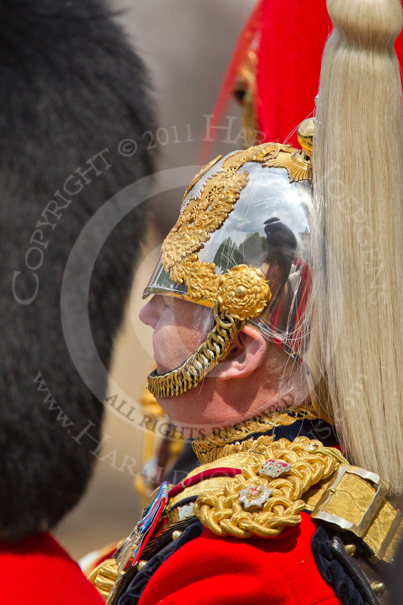 Trooping the Colour 2011: The Silver Stick Adjutant, Lieutenant Colonel H S J Scott, The Life Guards.
Horse Guards Parade, Westminster,
London SW1,
Greater London,
United Kingdom,
on 11 June 2011 at 11:40, image #253