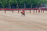 Trooping the Colour 2011: 18 officers, three from each guard, marching back to their guards again. Behind the Field Officer in Brigade Waiting, Lieutenant Colonel Lincoln P M Jopp, Scots Guards..
Horse Guards Parade, Westminster,
London SW1,
Greater London,
United Kingdom,
on 11 June 2011 at 10:41, image #69