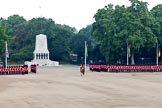 Trooping the Colour 2011: No. 3 Guard has opened a gap in the row of guards for the Royal Procession, in front of the Guards Memorial.
In the centre is the Field Officer, Lieutenant Colonel L P M Jopp, Scots Guards..
Horse Guards Parade, Westminster,
London SW1,
Greater London,
United Kingdom,
on 11 June 2011 at 10:45, image #78