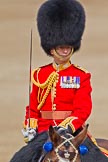 Trooping the Colour 2011: Close-up of The Field Officer, Lieutenant Colonel Lincoln P M Jopp..
Horse Guards Parade, Westminster,
London SW1,
Greater London,
United Kingdom,
on 11 June 2011 at 11:40, image #254