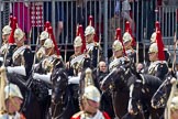 Trooping the Colour 2011: The Household Cavalry on their way around the parade ground, The Blues and Royals following The Life Guards..
Horse Guards Parade, Westminster,
London SW1,
Greater London,
United Kingdom,
on 11 June 2011 at 11:55, image #337