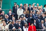 Trooping the Colour 2011: Members of the diplomatic corps watching the parade from their designated grand stand..
Horse Guards Parade, Westminster,
London SW1,
Greater London,
United Kingdom,
on 11 June 2011 at 12:13, image #438