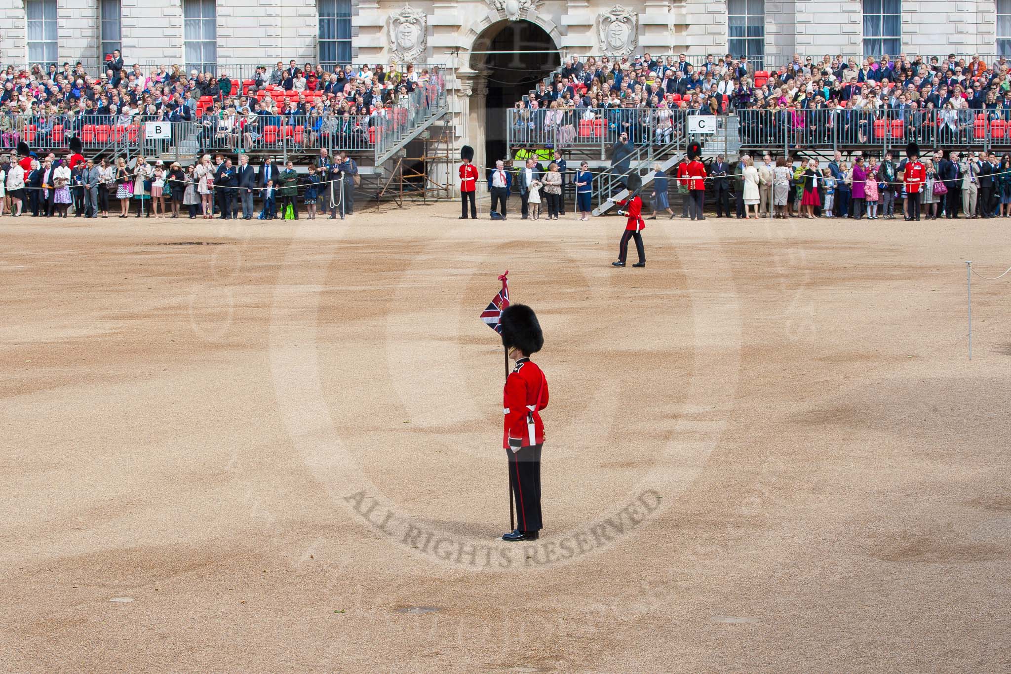 The Colonel's Review 2012: Marking all the relevant positions on Horse Guards Parade..
Horse Guards Parade, Westminster,
London SW1,

United Kingdom,
on 09 June 2012 at 10:16, image #35