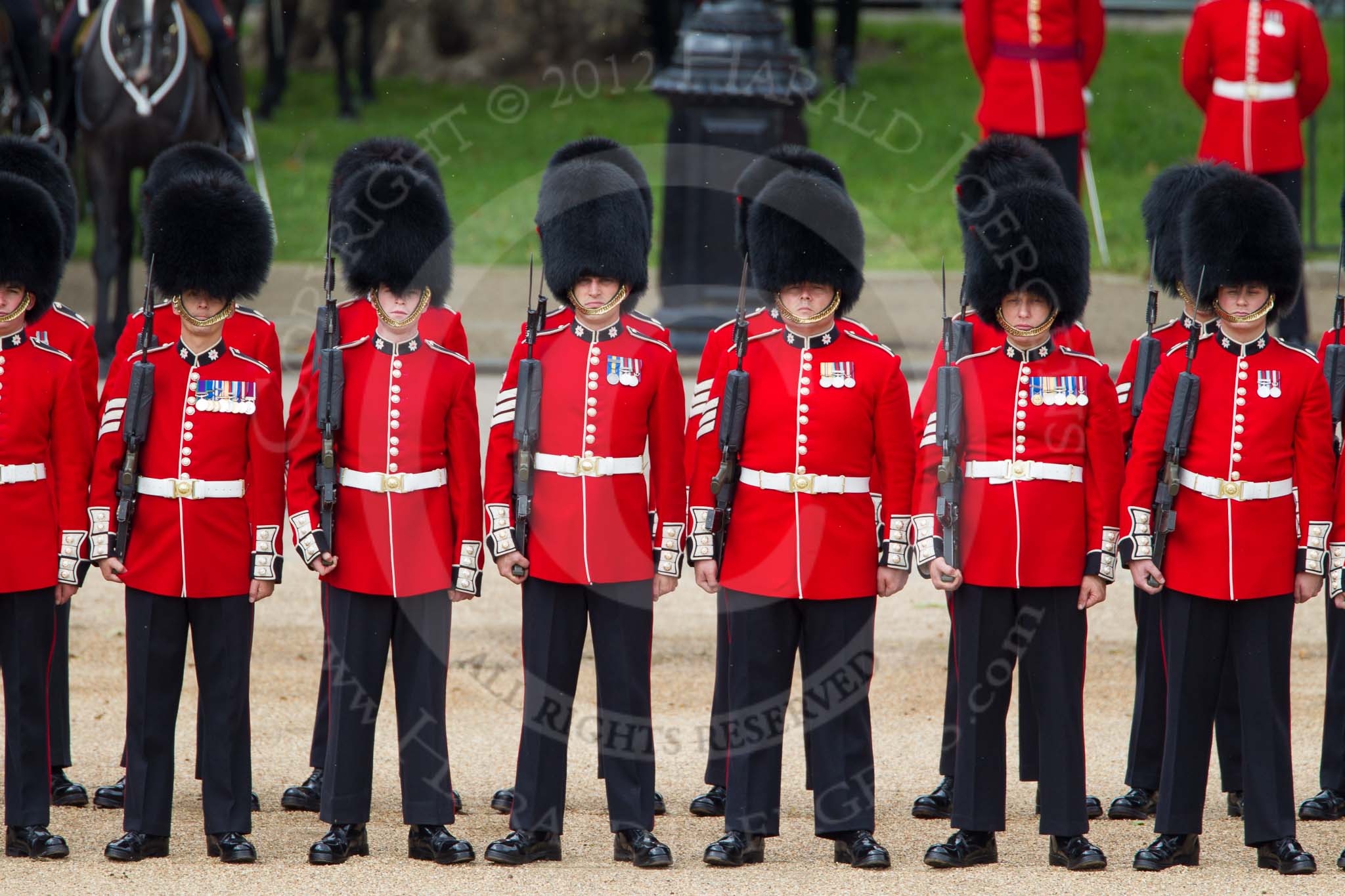 The Colonel's Review 2012: No. 2 Guard, 1st Battalion Coldstream Guards..
Horse Guards Parade, Westminster,
London SW1,

United Kingdom,
on 09 June 2012 at 10:41, image #107