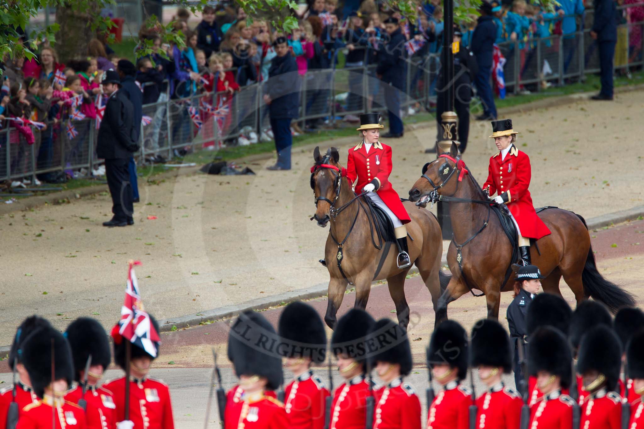 The Colonel's Review 2012: The arrival of the first members of the Royal family. leading the way two Liveried Grooms from the Royal Mews..
Horse Guards Parade, Westminster,
London SW1,

United Kingdom,
on 09 June 2012 at 10:48, image #118