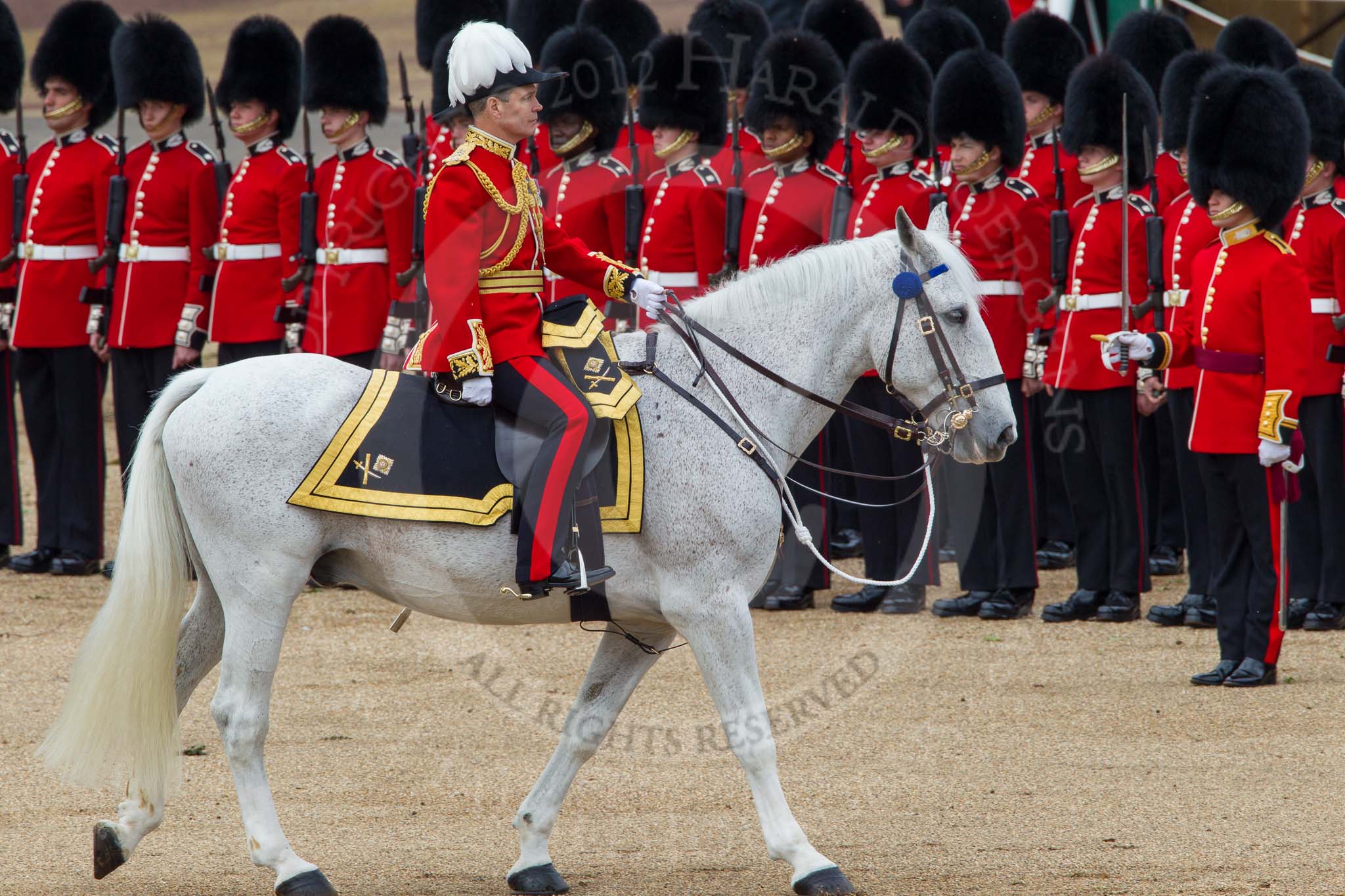 The Colonel's Review 2012: Major General Commanding the Household Division and General Officer Commanding London District Major General G P R Norton..
Horse Guards Parade, Westminster,
London SW1,

United Kingdom,
on 09 June 2012 at 11:02, image #182