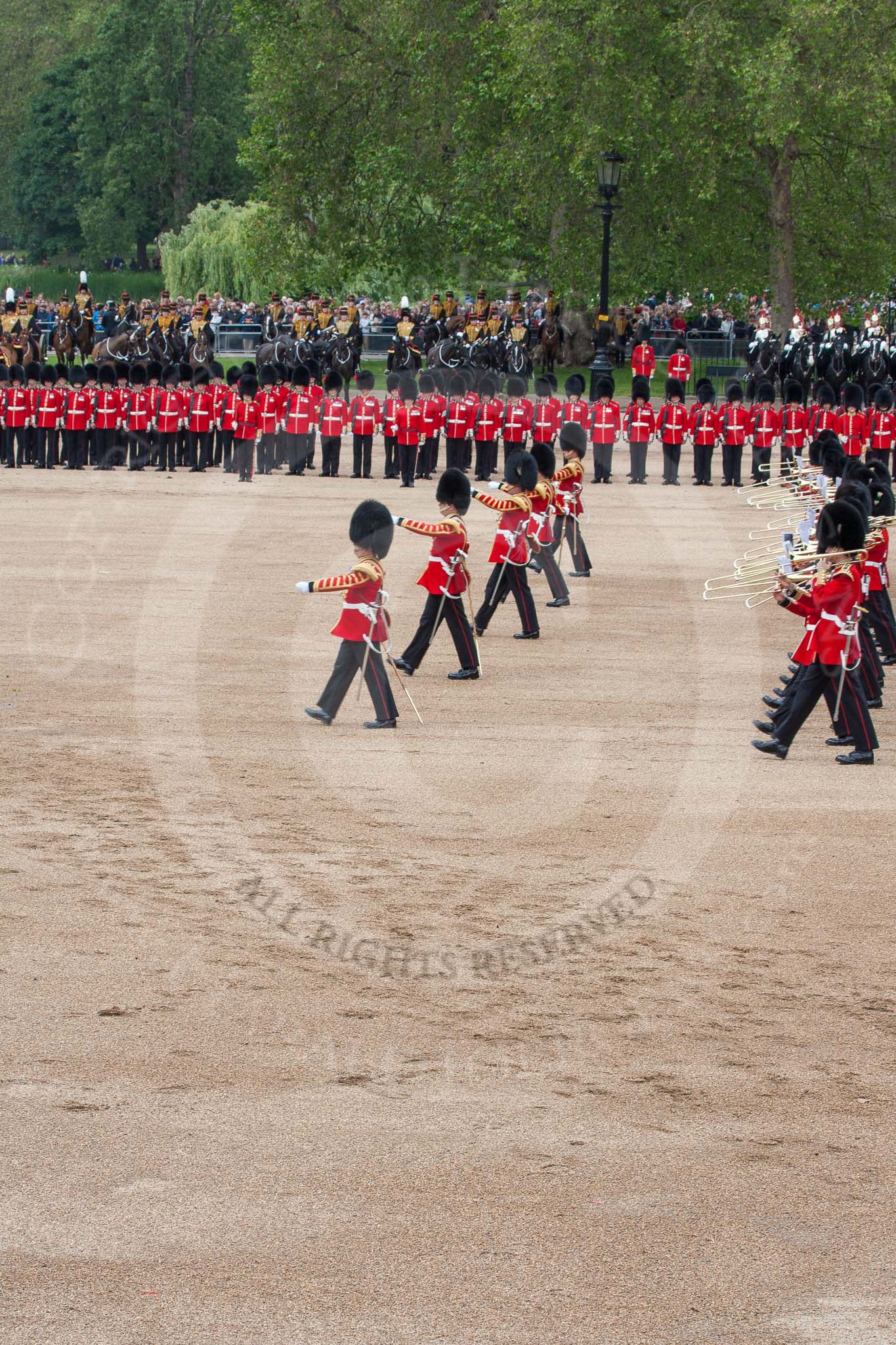 The Colonel's Review 2012: The Massed Bands Troop..
Horse Guards Parade, Westminster,
London SW1,

United Kingdom,
on 09 June 2012 at 11:10, image #231