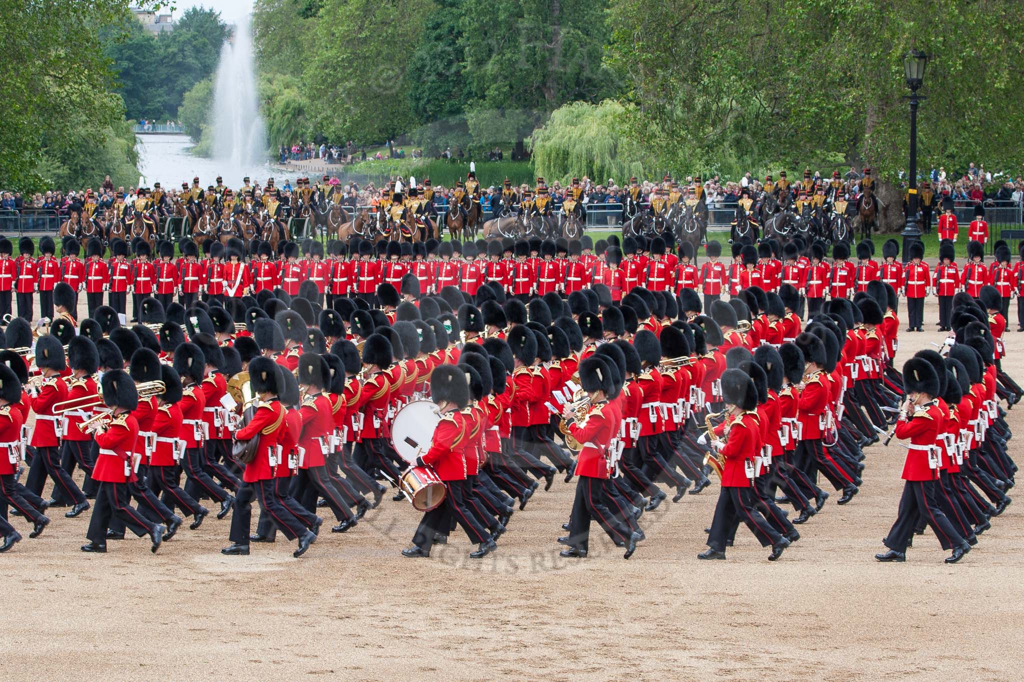 The Colonel's Review 2012: The Massed Bands Troop..
Horse Guards Parade, Westminster,
London SW1,

United Kingdom,
on 09 June 2012 at 11:10, image #235