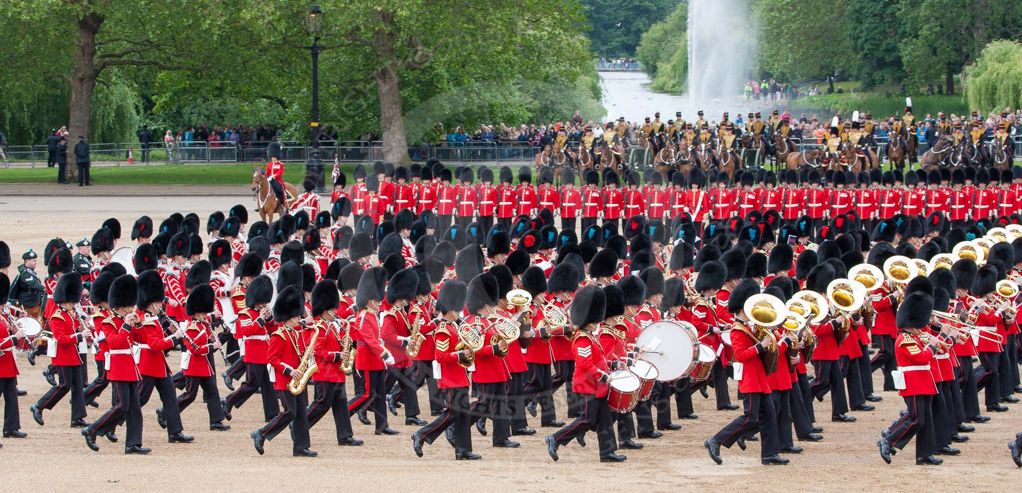 The Colonel's Review 2012: The Massed Bands Troop..
Horse Guards Parade, Westminster,
London SW1,

United Kingdom,
on 09 June 2012 at 11:11, image #239