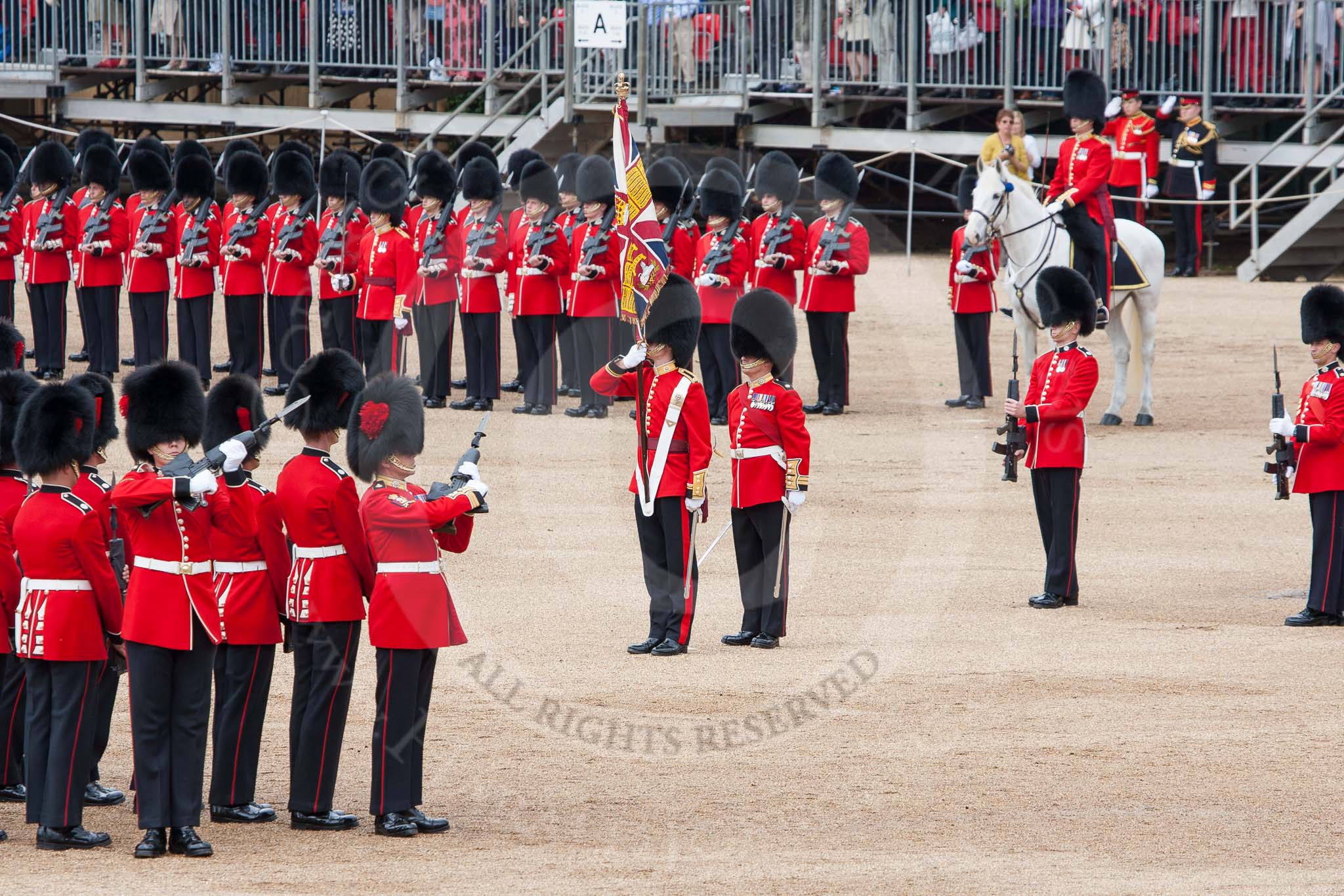 The Colonel's Review 2012: The Collection of the Colour - the Colour has been handed over..
Horse Guards Parade, Westminster,
London SW1,

United Kingdom,
on 09 June 2012 at 11:19, image #275