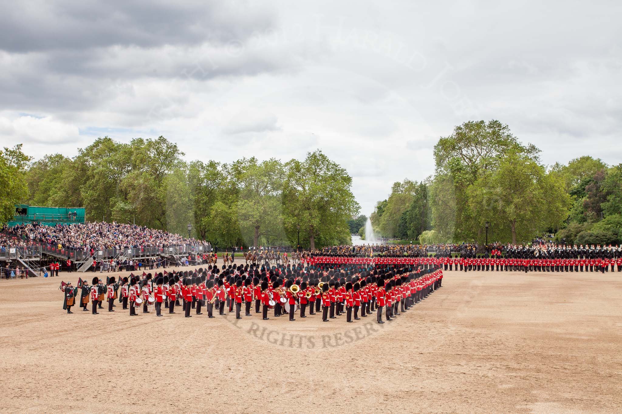 The Colonel's Review 2012: The March Past: After the Massed Bands have repositioned, the King's Troop Royal Horse Artillery starts their Ride Past around the parade ground..
Horse Guards Parade, Westminster,
London SW1,

United Kingdom,
on 09 June 2012 at 11:50, image #382