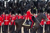 The Colonel's Review 2012: Leading the Inspection of the Line as head of the Royal Procession, Brigade Major Household Division Lieutenant Colonel A P Speed, Scots Guards..
Horse Guards Parade, Westminster,
London SW1,

United Kingdom,
on 09 June 2012 at 11:00, image #170