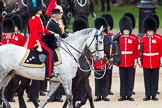 The Colonel's Review 2012: Representing the Royal Colonels (guessing here!): On the left, a Captain of the Irish Guards, riding the horse of the Duke of Cambridge, in the middle the Queen's Stud Groom, riding the Prince of Wales's horse, and on the right a Lieutenant Colonel of the Blues and Royal, riding the horse of the Princess Royal..
Horse Guards Parade, Westminster,
London SW1,

United Kingdom,
on 09 June 2012 at 11:01, image #173