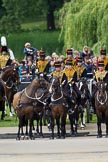 The Colonel's Review 2012: The King's Troop Royal Horse Artillery patiently waiting for most of the parade..
Horse Guards Parade, Westminster,
London SW1,

United Kingdom,
on 09 June 2012 at 11:21, image #285