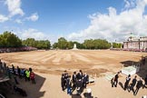 Trooping the Colour 2012: 9:40am, with the preparations nearly complete, an overview of Horse Guards Parade..
Horse Guards Parade, Westminster,
London SW1,

United Kingdom,
on 16 June 2012 at 09:38, image #6