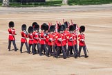 Trooping the Colour 2012: The "Keepers of the Ground" arriving, they will mark the positions of their Guard Division on Horse Guards Parade..
Horse Guards Parade, Westminster,
London SW1,

United Kingdom,
on 16 June 2012 at 09:53, image #10