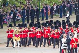 Trooping the Colour 2012: The Band of the Welsh Guards arriving on Horse Guards Parade, led by Senior Drum Major M Betts, Grenadier Guards..
Horse Guards Parade, Westminster,
London SW1,

United Kingdom,
on 16 June 2012 at 10:12, image #19