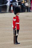 Trooping the Colour 2012: A Lance Sergeant of the Welsh Guards, marking the position for the Band of the Welsh Guards on Horse Guards Parade..
Horse Guards Parade, Westminster,
London SW1,

United Kingdom,
on 16 June 2012 at 10:14, image #24