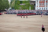 Trooping the Colour 2012: An overview of the Eastern side of Horse Guards Parade: On the left the approach road to the Mall, from where the Royal Party will arrive, then the ivy-covered Citadel, and the Old Admirality Building. In the centre the Colour Party, behind them No. 6 Guard, F Company Scots Guards..
Horse Guards Parade, Westminster,
London SW1,

United Kingdom,
on 16 June 2012 at 10:32, image #75