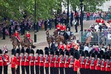 Trooping the Colour 2012: The first carriage coming down the approach road from the Mall, carrying The Duchess of Cambridge, the Duchess of Cornwall, and Prince Harry..
Horse Guards Parade, Westminster,
London SW1,

United Kingdom,
on 16 June 2012 at 10:49, image #111